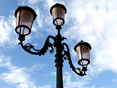 Lamp venezia lamppost photo