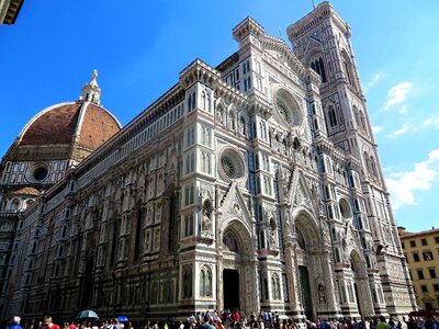 Cathedral tuscany facade photo