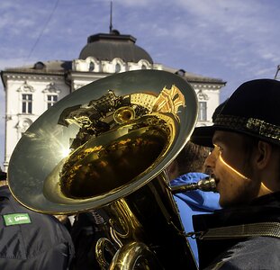 Trumpeter city in trumpet slovenia