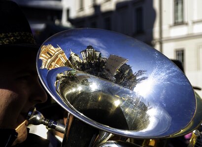 Trumpeter reflection slovenia