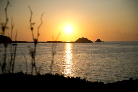 Ile rousse corsican sea