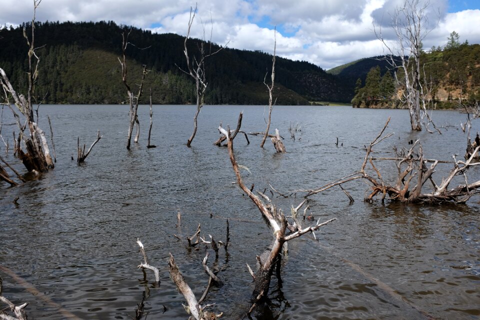 In yunnan province china lake