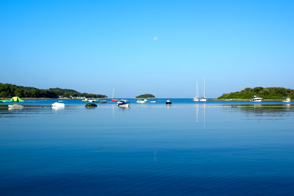 Boats islands sea