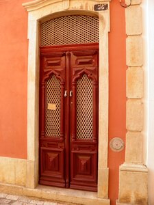 Old door algarve architecture photo