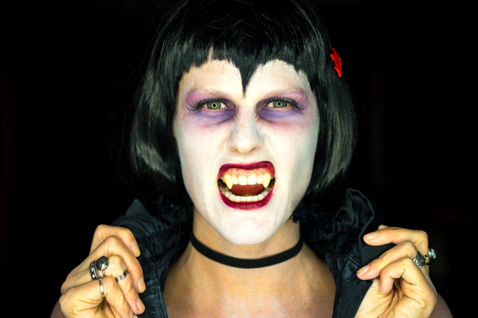 Halloween girl face