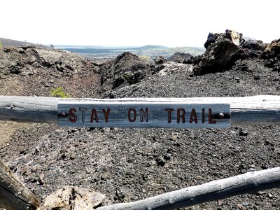 Usa lava craters of the moon