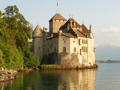 Lake geneva sky water