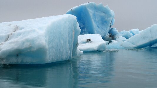 Ice blue arctic photo