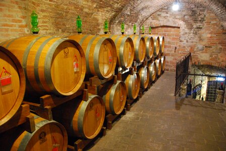 Tuscany italy barrel photo