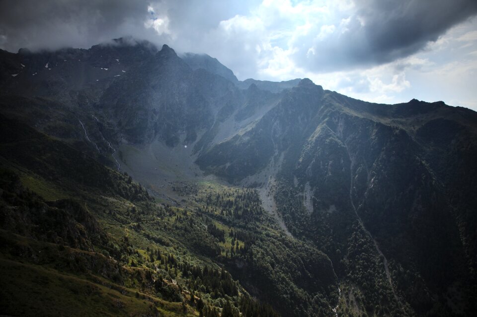 France alpine mountain range