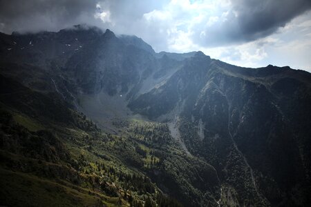 France alpine mountain range