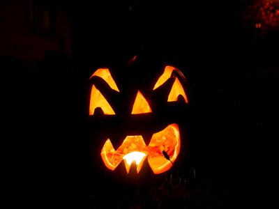 Halloween pumpkin faces