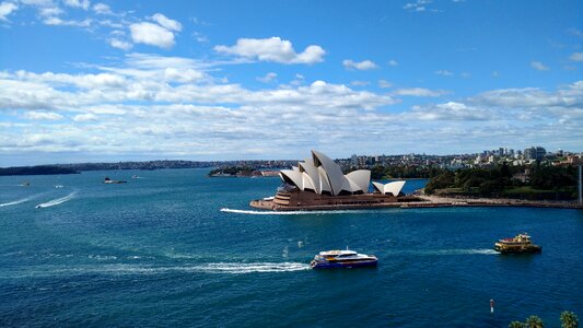 Landmark architecture harbour