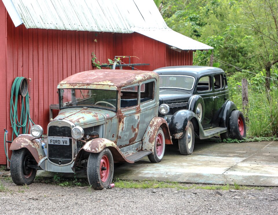 Rust tire old