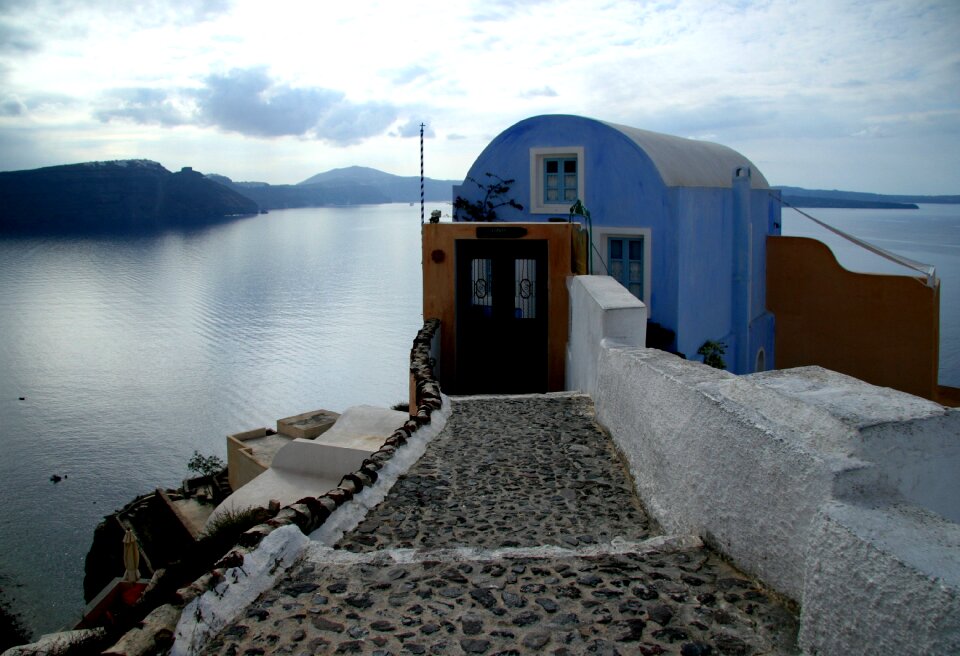 Caldera white houses greece