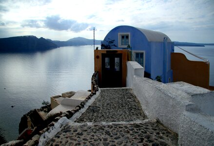 Caldera white houses greece