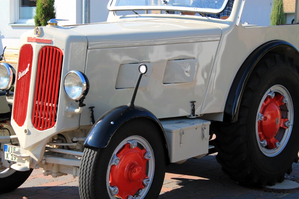 Vintage car automobile old vehicles tractor