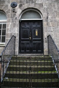 Entrance building wood photo