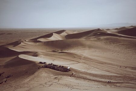 Desert mingsha dune photo
