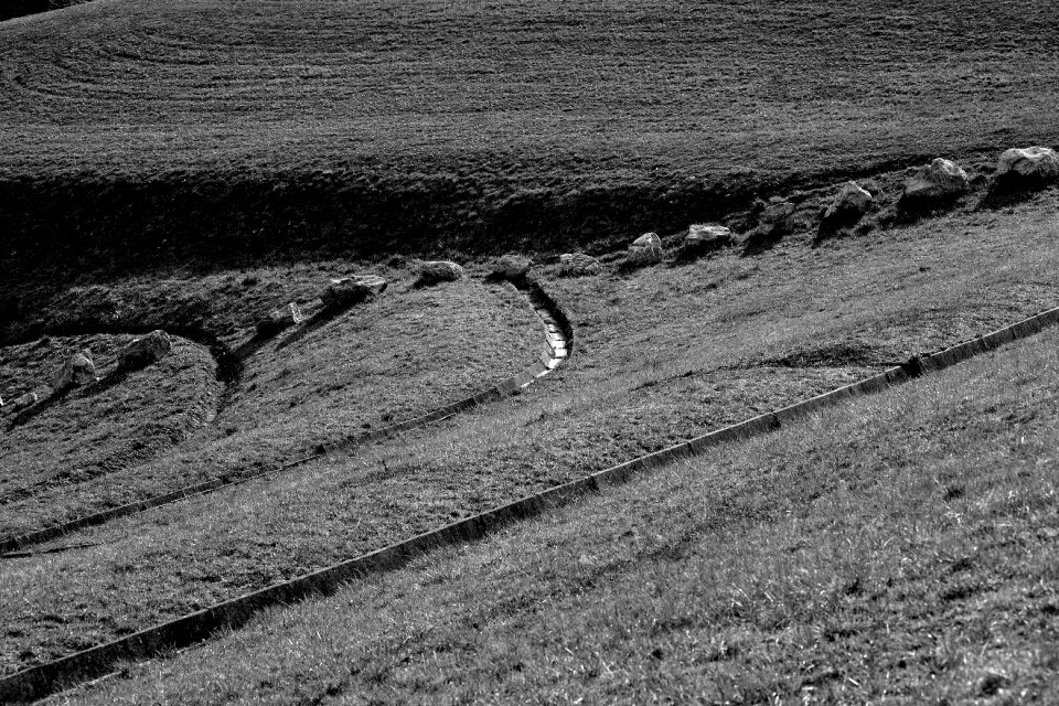 Patterns landscape water chanels
