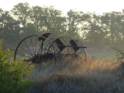 Morning dew agricultural tool antique photo