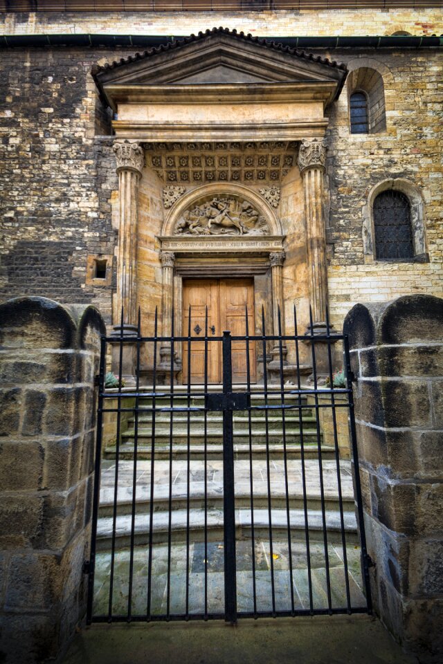 Old church door prague