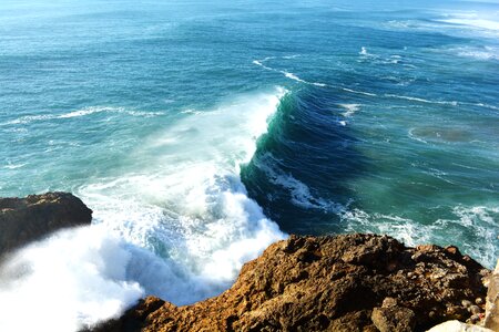 Beach waves gigantic waves photo