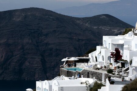 Caldera white houses greece