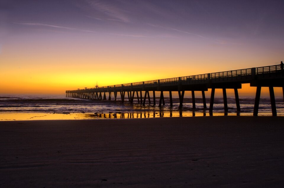 Silhouette evening florida
