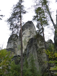 Poland geology rock wall
