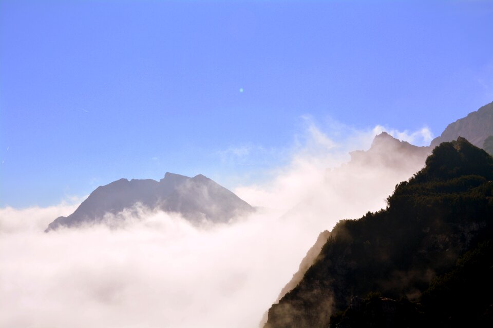 Sky cloud mountain landscape