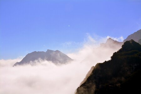 Sky cloud mountain landscape photo