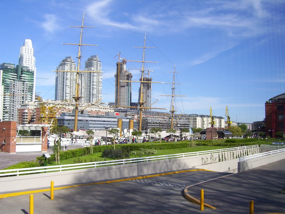 Harbor architecture skyline