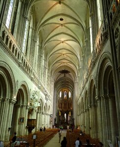Caen gothic interior