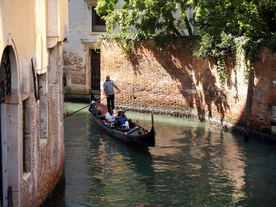 Romantic bardolino gondola photo