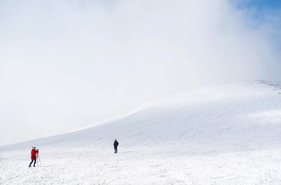 Winter landscape baengnokdam