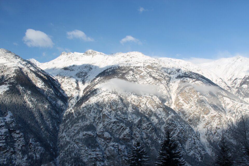 Landscape nature snow