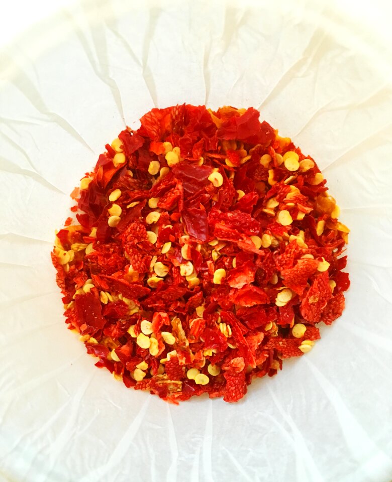 Red chili strong spice