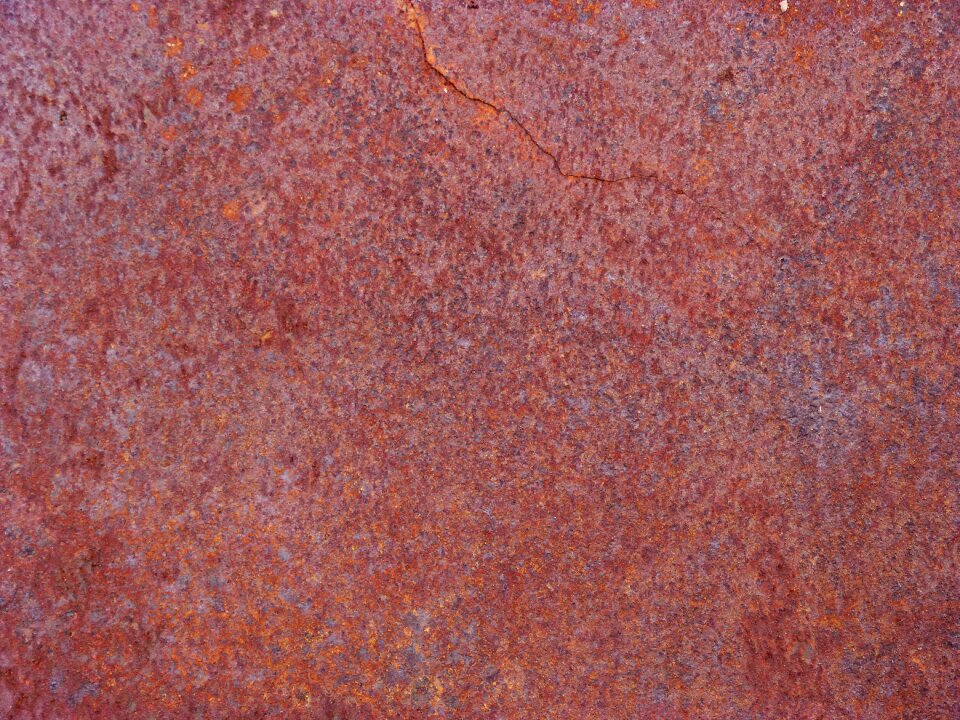 Iron rusty red