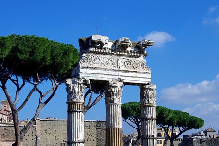 Archaeology via dei fori imperiali ancient rome photo