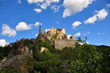 Ruin castle danube