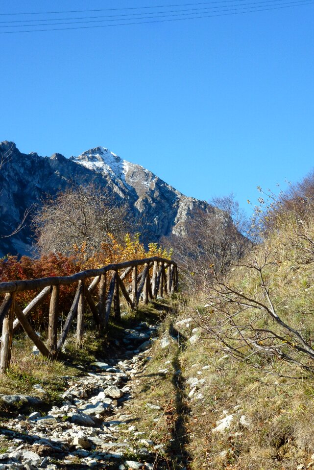 Trail landscape mountain