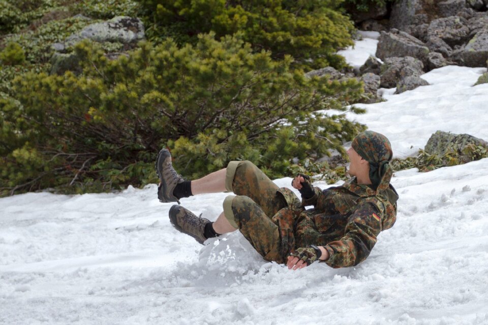 Man winter have fun