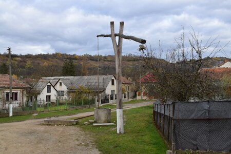 Filtration equipment rural landscape water source photo