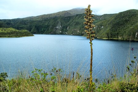Caldera crater lake 4900 m