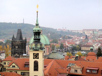 Cityscape architecture roofs photo