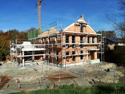 Scaffold house construction