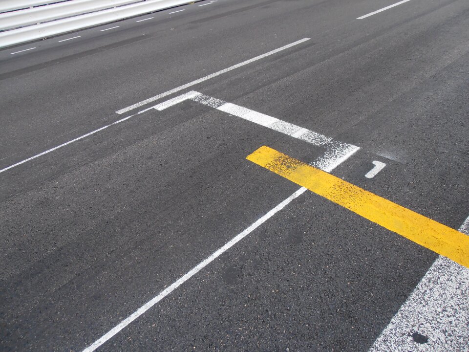 Mark pole position road