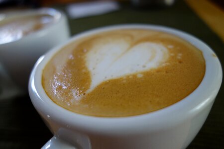 Coffee form heart