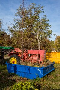 Tractors working machine old